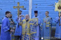 В день Благовещения Пресвятой Богородицы архиепископ Артемий совершил литургию в храме деревни Житомля