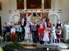 Пасхальный утренник на приходе Архистратига Михаила города Скидель