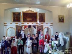 Пасхальный утренник на приходе Архистратига Михаила города Скидель