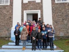 Учащиеся школы №5 города Мосты посетили церковь деревни Белавичи