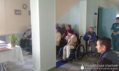 Пасхальный молебен в Волповской больнице