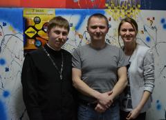 Первый эфир в рамках конкурса «Пасхальная радуга» на радио «МФМ»