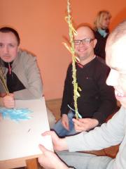 Братчики Покровского собора приготовили вербы и пообщались с "особенной" молодежью