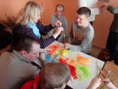 Братчики Покровского собора приготовили вербы и пообщались с "особенной" молодежью