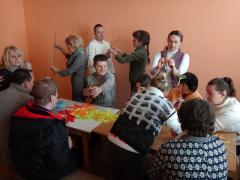 Братчики Покровского собора приготовили вербы и пообщались с "особенной" молодежью