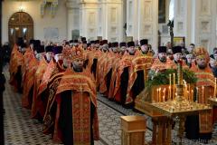 Архиепископ Артемий возглавил Пасхальную вечерню в кафедральном соборе города Гродно