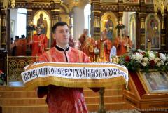 Архиепископ Артемий возглавил Пасхальную вечерню в кафедральном соборе города Гродно