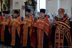 Архиепископ Артемий возглавил Пасхальную вечерню в кафедральном соборе города Гродно