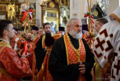 Архиепископ Артемий возглавил Пасхальную вечерню в кафедральном соборе города Гродно