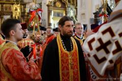 Архиепископ Артемий возглавил Пасхальную вечерню в кафедральном соборе города Гродно