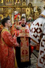 Архиепископ Артемий возглавил Пасхальную вечерню в кафедральном соборе города Гродно