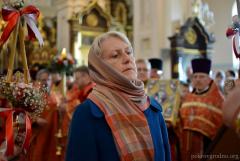 Архиепископ Артемий возглавил Пасхальную вечерню в кафедральном соборе города Гродно