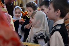 Архиепископ Артемий возглавил Пасхальную вечерню в кафедральном соборе города Гродно