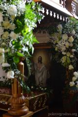 Архиепископ Артемий возглавил Пасхальную вечерню в кафедральном соборе города Гродно