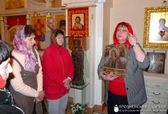 В храме святителя Луки состоялось открытие выставки, посвященной празднику Пасхи