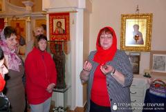 В храме святителя Луки состоялось открытие выставки, посвященной празднику Пасхи