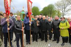Благочинный Зельвенского округа и прихожане приняли участие в торжественном митинге