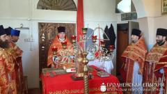 В храме деревни Турейск состоялось соборное богослужение духовенства Щучинского благочиния