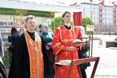 Гродненский благочинный и настоятель кафедрального собора совершили молебен на открытии православной выставки "Кладезь"