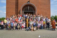 Заключительное занятие воскресной школы в храме иконы Божией Матери «Всех скорбящих радость»  г. Мосты