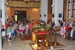 Заключительное занятие воскресной школы в храме иконы Божией Матери «Всех скорбящих радость»  г. Мосты