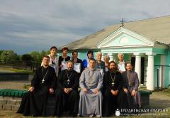 Выпуск слухачоў катэхізатарскіх курсаў для дарослых Шчучынскага благачыння