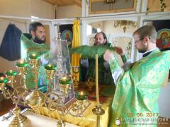 Праздник в храме преподобной Евфросинии Полоцкой поселка Радунь