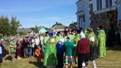 В храме деревни Первомайск состоялось соборное богослужение духовенства Щучинского благочиния