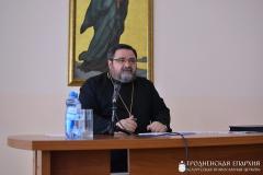 Протоиерей Георгий Митрофанов выступил с лекцией для клириков Гродненской епархии