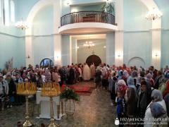 Архиепископ Артемий совершил освящение храма в агрогородке Обухово Гродненского района