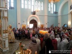 Архиепископ Артемий совершил освящение храма в агрогородке Обухово Гродненского района