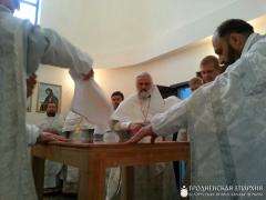 Архиепископ Артемий совершил освящение храма в агрогородке Обухово Гродненского района