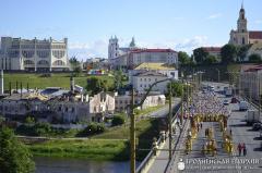 В Гродно состоялся Крестный ход в честь дня Собора Всех Белорусских Святых