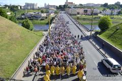 В Гродно состоялся Крестный ход в честь дня Собора Всех Белорусских Святых