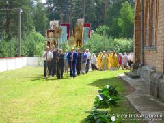 Престольный праздник в храме в честь Собора Всех Белорусских Святых деревни Верейки