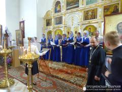 Престольный праздник в храме в честь Собора Всех Белорусских Святых деревни Верейки