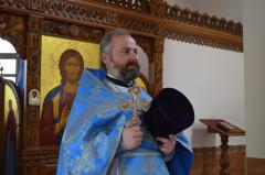 Архиепископ Артемий совершил литургию в храме в честь Коложской иконы Божией Матери
