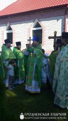 В храме поселка Желудок состоялось соборное богослужение Щучинского благочиния