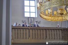 Архиепископ Артемий совершил литургию в кафедральном соборе города Волковыска