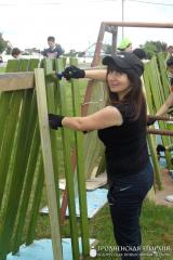 Трудовой десант на строительстве православного молодёжного Центра в а.г. Правые Мосты