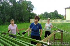 Трудовой десант на строительстве православного молодёжного Центра в а.г. Правые Мосты