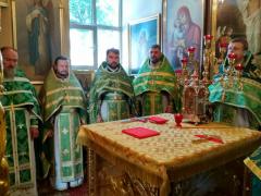 Соборное богослужение духовенства Волковысского благочиния в Свято-Никольской церкви города Волковыска