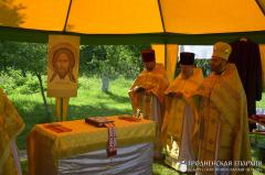 Архиепископ Артемий совершил Божественную литургию на I слете молодежи Волковысского благочиния