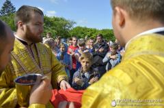 Архиепископ Артемий совершил Божественную литургию на I слете молодежи Волковысского благочиния