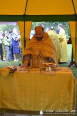 Архиепископ Артемий совершил Божественную литургию на I слете молодежи Волковысского благочиния