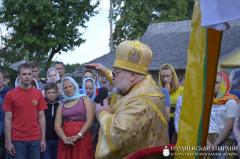 Архиепископ Артемий совершил Божественную литургию на I слете молодежи Волковысского благочиния