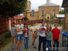 Завершилась первая смена летней воскресной школы в поселке Россь
