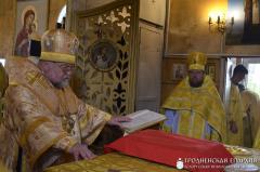 Архиепископ Артемий совершил литургию в храме во имя святого пророка Илии города Мосты