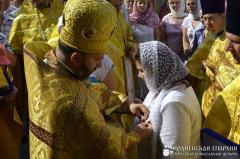 Архиепископ Артемий совершил литургию в храме во имя святого пророка Илии города Мосты