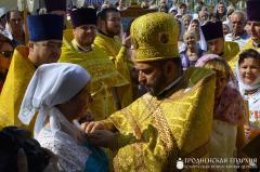 Архиепископ Артемий совершил литургию в храме во имя святого пророка Илии города Мосты